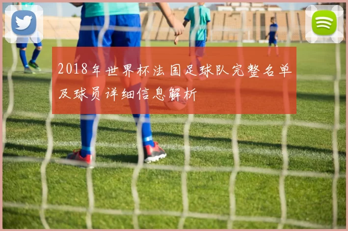 2018年世界杯法国足球队完整名单及球员详细信息解析